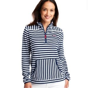 Striped Terry Relaxed VV Shep Shirt - M